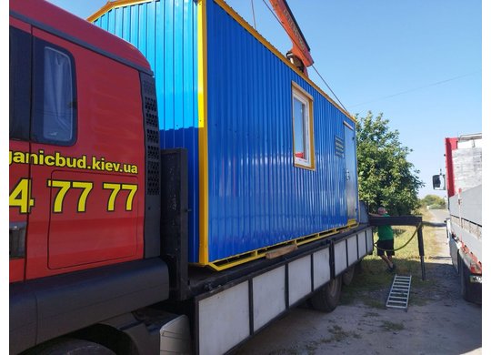 Доставка бытовок своим автопарком - ОрганикБуд
